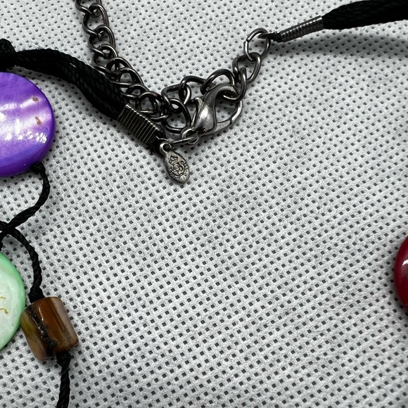 🆕 Vintage multicolored Rare necklace - Picture 9 of 11